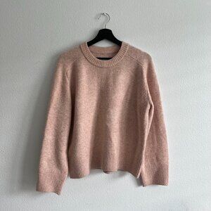 Abercrombie & Fitch Madeline Crew Sweater Light Pink Size S